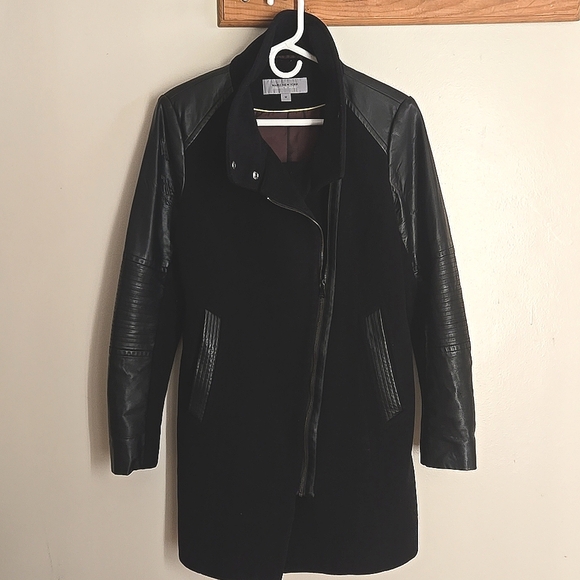 Marc New York Ladies' Long Wool Jacket-Black - Picture 8 of 11